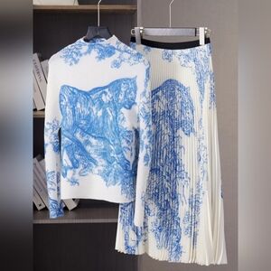 Skirt & Blouse Suit Set size M brand new